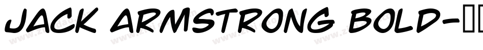Jack Armstrong Bold字体转换